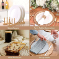 thumbnail image 3 of Round Woven Placemats, Natural Water Hyacinth Placemats, Wicker Placemats, Braided Straw Rattan Table Mats 12Pack, 3 of 7