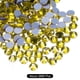 thumbnail image 3 of Uxcell 2880 Pcs Strass Hotfix Cristales de Vidrio Plano SS10 2.9mm Amarillo, 3 of 5