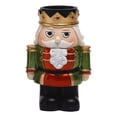 thumbnail image 1 of jifeng Nutcracker Figures Candlestick Holder Nutcracker Ornament for Shelf Office Decor Green, 1 of 5