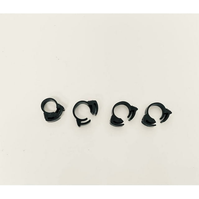 Helix Racing Hose Clamp 111-2222 0.34 Inch To 0.4 Inch Clamping Range; Ratchet Style; Black Nylon; Pack Of 100