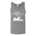 thumbnail image 2 of Missed Your Call Fishing Line Joke Fishing Mens Graphic Tank Top, Heather Grey, Large, 2 of 3