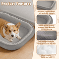 thumbnail image 5 of Orthopedic Dog Bed for Large Dogs, Washable Dog Bed with Removable Cover, for Large, Jumbo, Medium, Small Dogs Breeds, Gray, 5 of 7