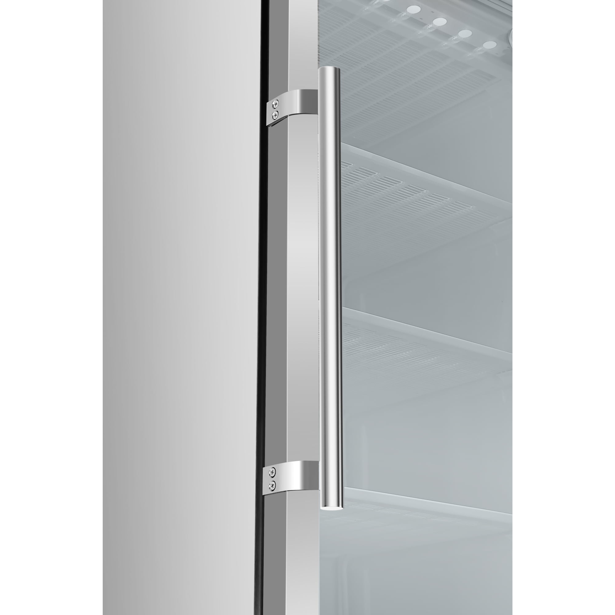 12 Cu. ft. Commercial Freezer with Glass Door in Stainless Steel - Manual Defrost (KM-FMD12SGD)
