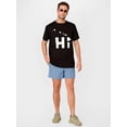 thumbnail image 1 of Men's Paris-Inspired Color Block Casual Tee - Breathable Polyester, Machine Washable, Round Neck Short Sleeve T-Shirt for Everyday & Sports Tee For Adult, Men, Women, Teen, Teenager, Adolescent, Yout, 1 of 6