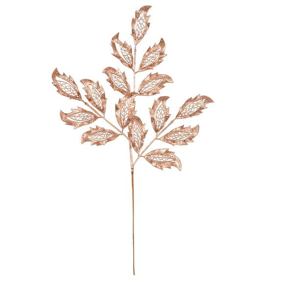 Vickerman 22" Café Latte Matte Mistletoe Leaf Artificial Christmas Spray. Includes 12 sprays per pack.