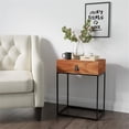 thumbnail image 2 of Finch Milo Side Table Walnut, 2 of 14