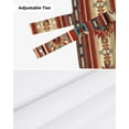 thumbnail image 6 of Bohemian Art Geometric Graphics Window Valance Curtain Kitchen Cafe Short Curtains Living Room Tie-Up Valance Curtain, 6 of 6