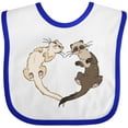 thumbnail image 3 of Inktastic Cute Ferret Heart Boys or Girls Baby Bib, 3 of 4
