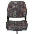 thumbnail image 4 of Leader Accessories Classic Folding Seat A Pair of New Low Back Folding Boat Seats(2 Seats),Wood&Leaves Camo, 4 of 8