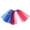 Red, variant on Girls Independence Day 4th of July Tutu Skirt, Patriotic American Flag Stars Patchwork Pleated Tulle Mesh Skirt Layered Dancewear for Kids 3-8Y