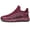 Burgundy, variant on Men's Walking Shoes Hands Free Slip On Sneaker Strap Running Tennis Shoes for Flat Feet Plantar Fasciitis Workout Shoes Sky Blue Size 11