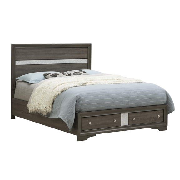 Glory Furniture Madrid G02305B-FB Full Bed Finished in Gray Wood