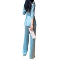 thumbnail image 2 of Anette womens  2pc Blazer & Pant Set, 4, 2 of 3