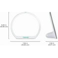 thumbnail image 5 of Verilux HappyLight Alba - New Round -Free LED Therapy Lamp, Bright White Light with 10,000 Lux, Adjustable Brightness, Color, and Countdown Timer, 5 of 6