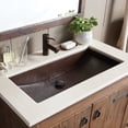 thumbnail image 6 of Native Trails CPS500 Trough 30" Rectangular Copper Drop In Or Undermount Bathroom Sink -, 6 of 6