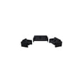 thumbnail image 6 of Meridian Furniture Sloan Black Velvet Fabric Loveseat, 6 of 17