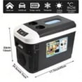thumbnail image 3 of CAMOTUSE 12/24/110 V Electric Cooler Warmer Car Fridge Refrigerator Portable Mini Freezer, 3 of 7
