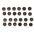 thumbnail image 7 of 100 Pieces Protable Numbered Tag Number Tag for Supermarket Warehouse Locker and yellow word, 7 of 7