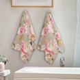 thumbnail image 3 of Coolnut Vintage Roses Cupid Bath Hand Towels 2 PCS, Ultra Soft and Highly Absorbent, Valentines Day Decorative Fingertip Face Towel for Home, Bathroom, Kitchen, 28.3"x14.4", 3 of 4