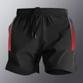 thumbnail image 2 of Mlzmgr Plus Size Gym Shorts for Men Elastic Waist Moisture Wicking Drawstring Shorts for Men M-5XL, 2 of 5