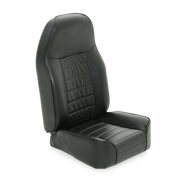 Smittybilt Front Standard Bucket Seat for 1976 - 2002 Wrangler and CJ, Black