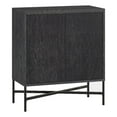 thumbnail image 1 of Henn&Hart 28" Charcoal Gray MDF/PVC Accent Cabinet, 1 of 8