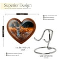 thumbnail image 2 of KARYLIZ Deer Urns For Human Ashes - Heart Urn For Ashes - Cremation Urns For Human Ashes - Set Of 5, 8 Inch & 3 Inch - Memorial Funeral For Human Ashes Adult Female & Male - Mini Urns For Human Ashes, 2 of 2