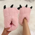 thumbnail image 2 of Fuzzy Slippers For Women Four Seasons Cute Slippers Home Non Fpir Season Cloth Cotton Colorful Slippers Warm Cozy Winter House Slippers Bedroom Indoor House Shoes, 2 of 7