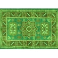 thumbnail image 1 of Ahgly Company Indoor Rectangle Geometric Green Traditional Area Rugs, 3' x 5', 1 of 1