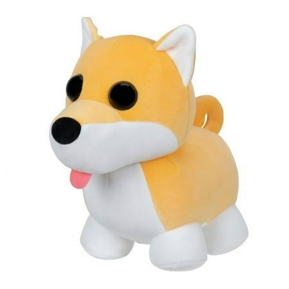 Adopt Me! Collector Plush - Shiba Inu - Series 4 - Ultra-Rare in-Game Stylization Plush - Exclusive Virtual Item Code Included - Toys for Kids Featuring Your Favorite Pet Ages 6+