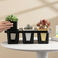 thumbnail image 3 of Homeer Flower Pot Plant Pot Planter Pot 10Pcs Flower Pot Stackable Bottom Drainage Greenery Flowerpot Garden Supply, 3 of 7