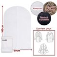 thumbnail image 3 of 5 uds fundas para ropa-a prueba de polvo/humedad como impermeables-fundas protectoras-cremallera transparente para trajes de camisa/abrigos JAMW Sencillez, 3 of 5