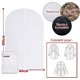 thumbnail image 3 of 5 uds fundas para ropa-a prueba de polvo/humedad como impermeables-fundas protectoras-cremallera transparente para trajes de camisa/abrigos JAMW Sencillez, 3 of 5
