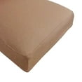 thumbnail image 5 of 4pcs Spandex Funda de Cojín de Asiento Elástico con Hebillas Ocultas Silla en hogar - marrón Yotijar Cubierta de asiento de silla de comedor, 5 of 5