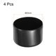 thumbnail image 2 of Uxcell 4pcs Tapones de goma 63mm (2 1/2 pulgadas) ID Cubierta redonda de tapón de extremo Protectores de rosca negros, 2 of 5