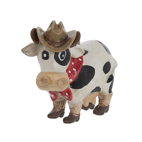 Cowboy Cow Christmas Ornament, Western Ranch Decor, Holiday Tree Decorations by Christmas Market Ornaments