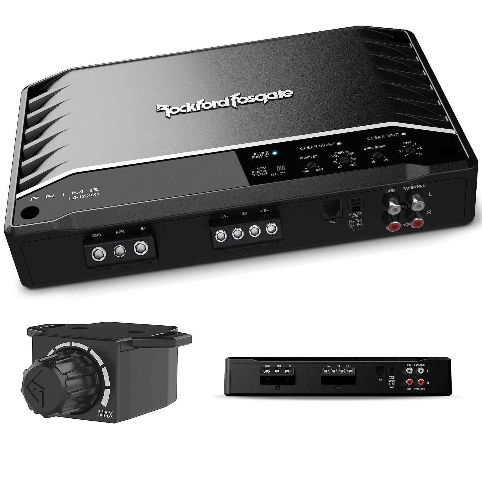 Rockford Fosgate Punch R21200X1 Prime 2400 Watt 1 OHM Mono Amplifier