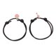 thumbnail image 4 of 10 piezas de pulseras con forma de corazón de nailon de longitud ajustable, fáciles de combinar, elegantes pulseras de joyería para parejas, mujeres y hombres, regalo rosa, 4 of 10