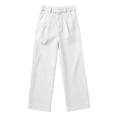 thumbnail image 7 of yeiolnoer Mens Dress Pants Comfortable Work Pants Straight Leg Loose Pants with Pockets Business Casual Outfits(White,X-Large), 7 of 7