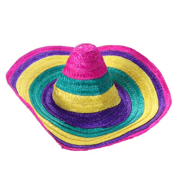 Toyvian 1pc Women Woven With Rose Edges Classic Sun Hat For Beach Parties And Picnics For Use