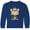 Royal Blue, variant on Inktastic Monkey Long Sleeve Youth T-Shirt