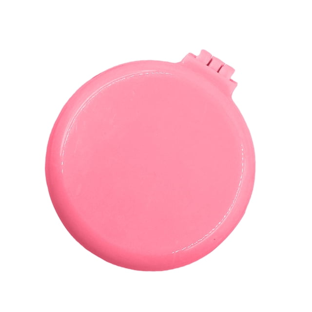 Mini Brosse à Cheveux Miroir Pliable, Brosse de Poche Ronde Portable pour Cheveux Raides et Bouclés, Brosse Coussin, Massage du Cuir Chevelu, Brosse Miroir