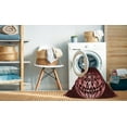 thumbnail image 2 of Ahgly Company Machine Washable Indoor Square Transitional Cherry Red Area Rugs, 3' Square, 2 of 7