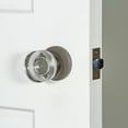 thumbnail image 2 of Viaggio Cloclc_Prv_234 Circolo Solid Brass Privacy Door Knob Set - Nickel, 2 of 7
