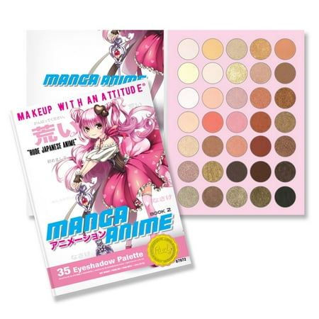 Rude Cosmetics Manga Anime 35 Eyeshadow Palette, Book
