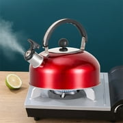 EARKITY Tea Kettle, 3 Liter Whistling Tea Kettle, Stainless Steel Tea Pot, Food Grade Stainless Steel Teapot for Stove Top, Classic Teapot with Ergonomic Handle, Fast to Boil Water for Home Kitchen