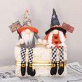 thumbnail image 4 of Happy Halloween Gnome for Doll Long Leg Witch Hat Spider Ghost Toy Ornament for Home Festival Party Dining Table Decorat, 4 of 5