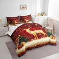 thumbnail image 3 of Castle Fairy Teenagers Golden Deer 7-Piece Twin Bedding Sets,Festival Xmas Bedding Comforter Set,Sparkling Sequin Breathable Sheet Sets,Microfiber Bedroom Decor, 3 of 8