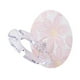 thumbnail image 5 of Moyic Soporte de plástico para cepillos de con múltiples ranuras, estante de almacenamiento de de dientes, afeitadora, dispensador de Juegos de accesorios de baño Flores rosadas Moyic HA6634-01B, 5 of 6
