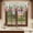 Beige, variant on Spring Pink Roses Valances for Windows, Decorative Rod Pocket Window Valance Curtains, Pastoral Eucalyptus Leaves Rustic Burlap Short Curtain Drapes for Kitchen/Living Room, 2 Panels, 42" W x 18" L
